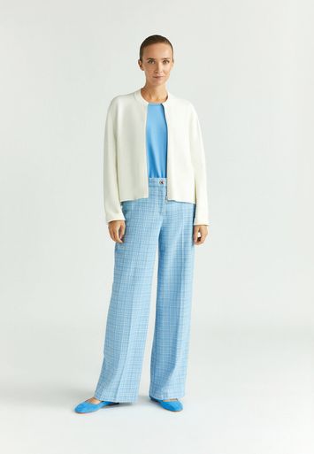 Witte gilet met rits Angello Xandres