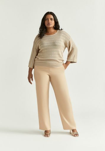 Beige gehaakte trui Aliene Xandres 