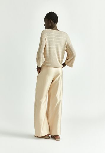 Beige gehaakte trui Aliene Xandres 