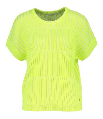 Fluo gele trui met structuur Bengisu Xandres
