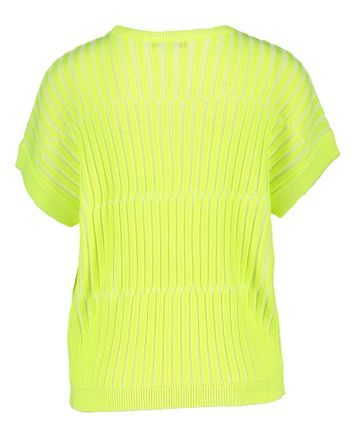 Fluo gele trui met structuur Bengisu Xandres