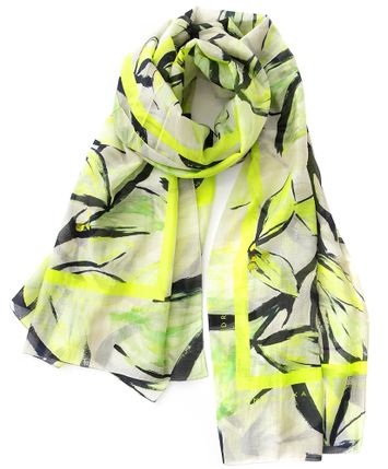 Groene multicolor sjaal Scarf Painted Xandres