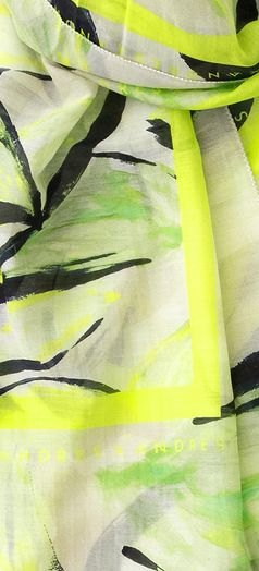 Groene multicolor sjaal Scarf Painted Xandres