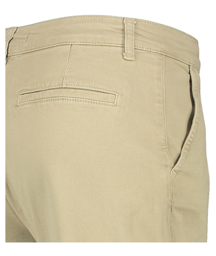 Taupe kleureige slim fit broek Xandres 