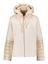 Ecru jas met wol en kap Azalea Milestone