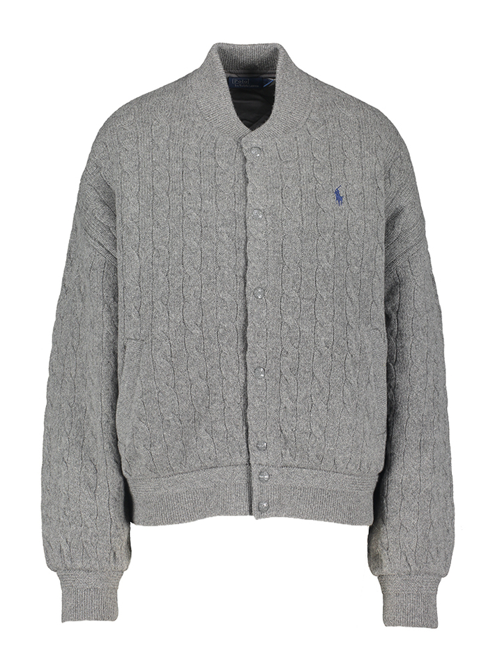 Grijze sweater bomber Ralph Lauren 