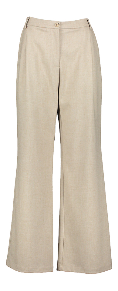Beige broek met plooi Minky Neo Noir 