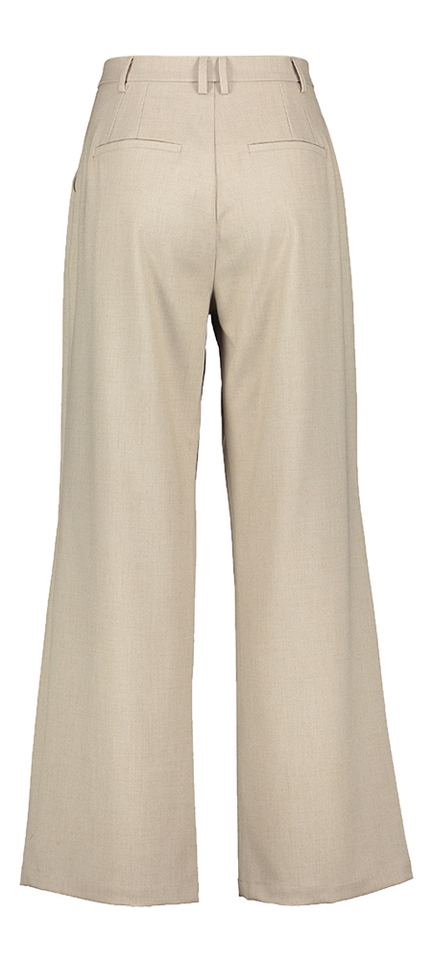 Beige broek met plooi Minky Neo Noir 