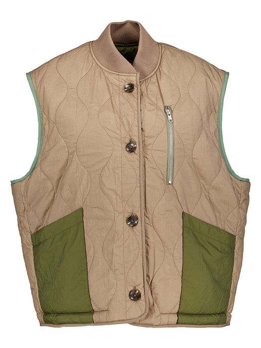 Omkeerbare oversized bodywarmer Hamilton Bellerose