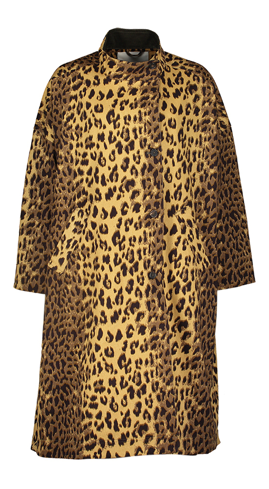 Oversized jas in luipaardprint Juttac Bellerose 