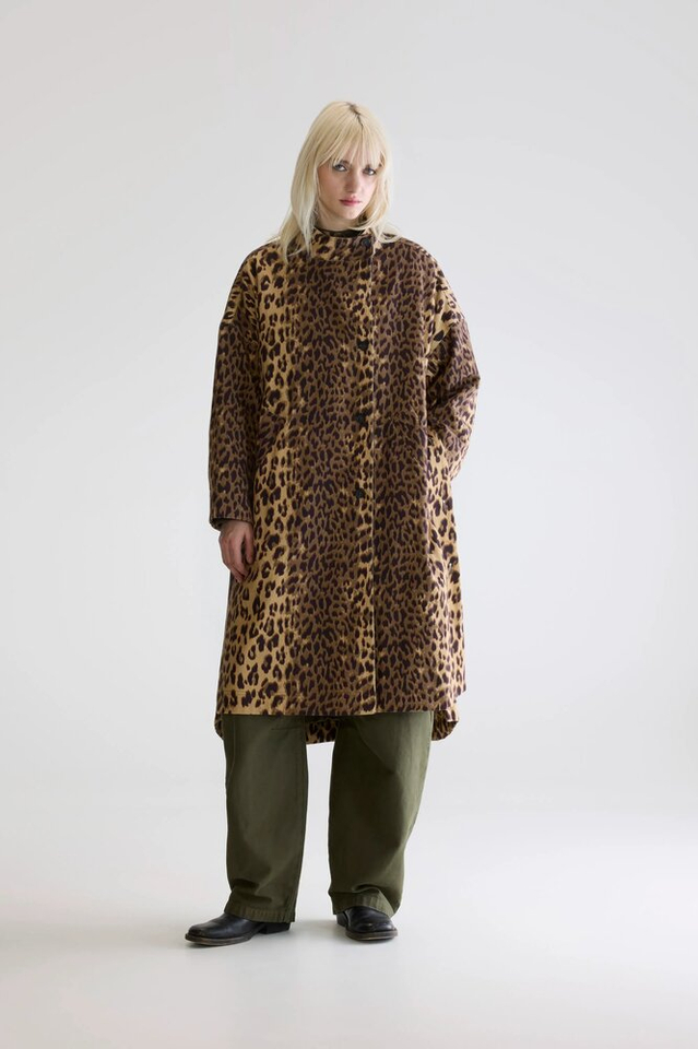 Oversized jas in luipaardprint Juttac Bellerose 
