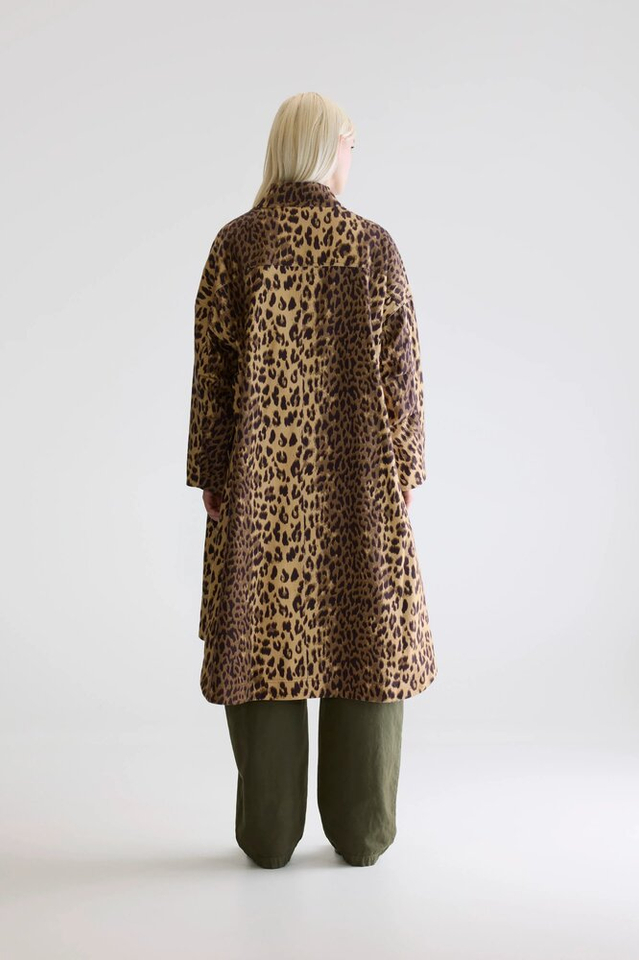 Oversized jas in luipaardprint Juttac Bellerose 