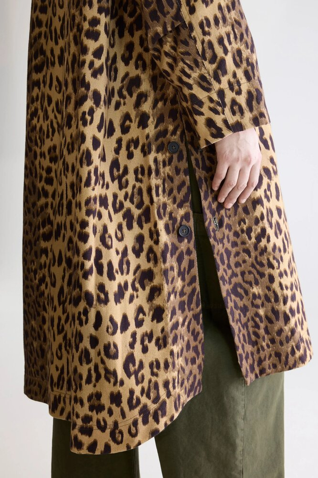 Oversized jas in luipaardprint Juttac Bellerose 