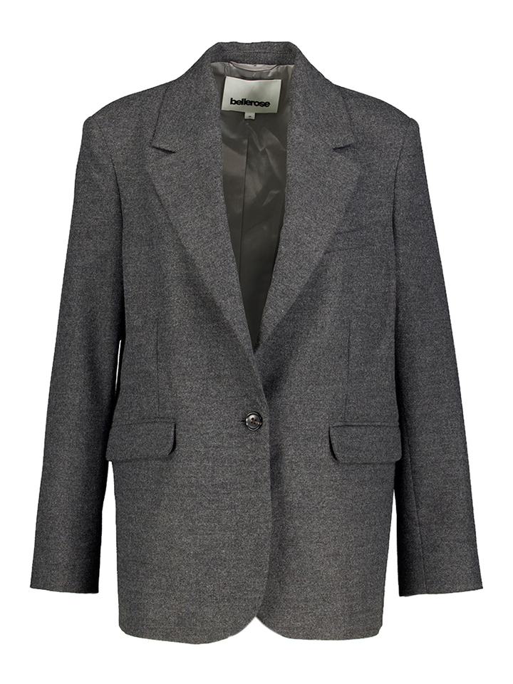 Grijze oversized blazer Volle Bellerose