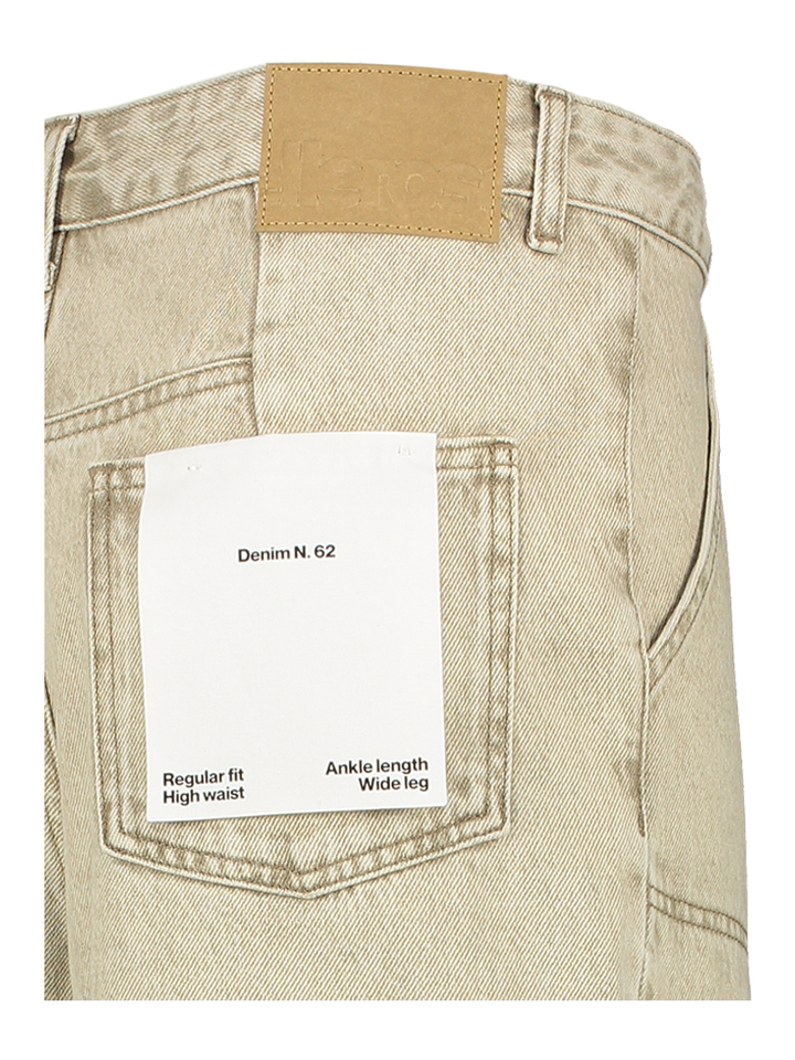 Beige wide leg jeans Petula Bellerose 
