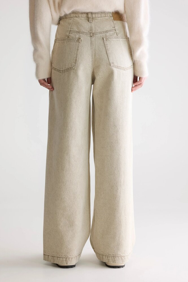 Beige wide leg jeans Petula Bellerose 