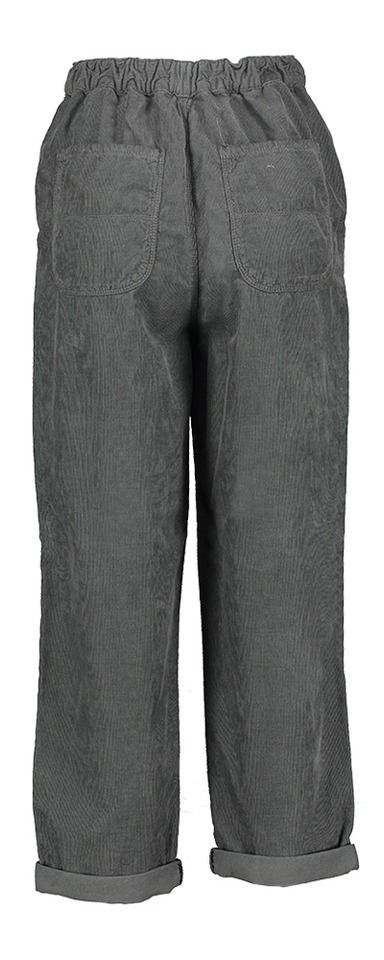 Donkergroene Rib fluwelen broek Bellerose