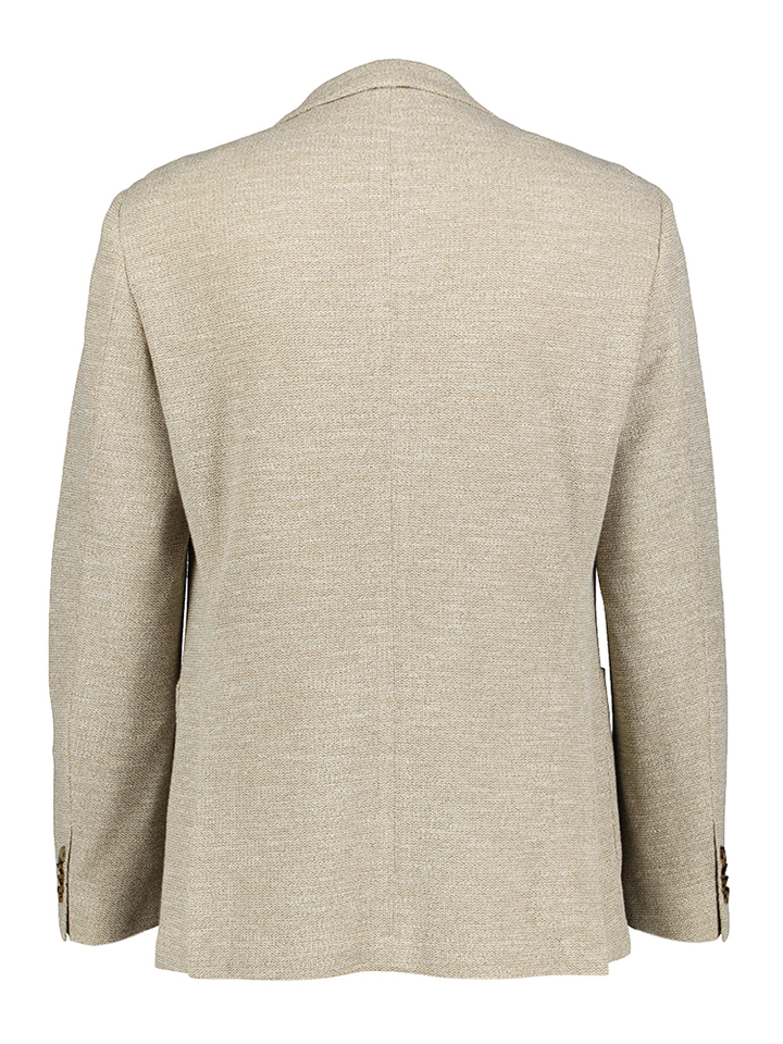 Greige kleurige regular fit blazer in structuur Jaye Hugo Boss