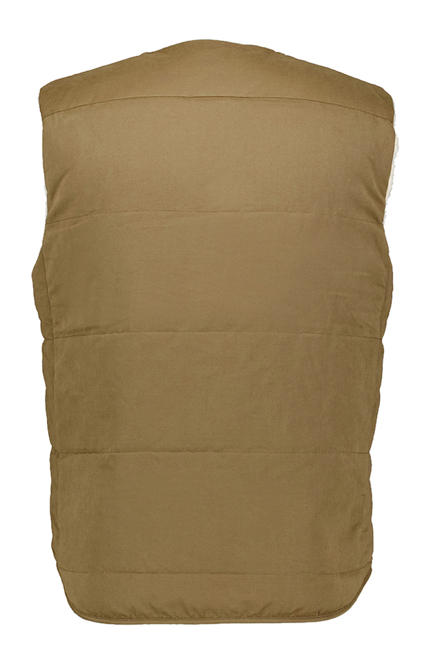 Kaki omkeerbare bodywarmer Hocho Bellerose 