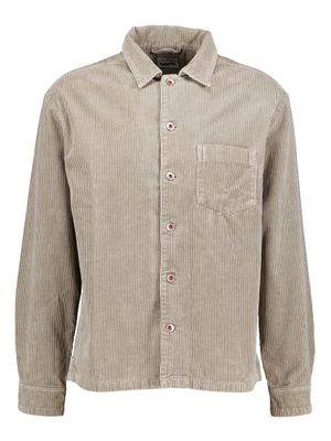Grijs overhemd in ribfluweel Bellerose