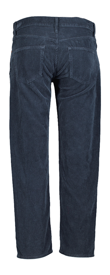 Donkerblauwe ribfluwelen broek Bellerose