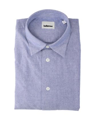 Bellerose Chambray katoenen hemd (regular fit) met lange mouwen Flip