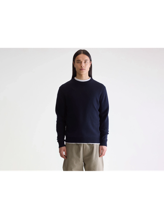 Donkerblauwe basic trui Bellerose