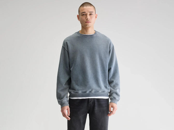 Grijze sweatshirt met ronde hals Fabien Bellerose 