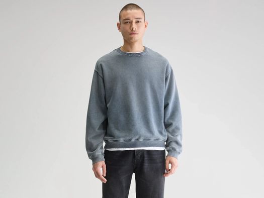 Grijze sweatshirt met ronde hals Fabien Bellerose