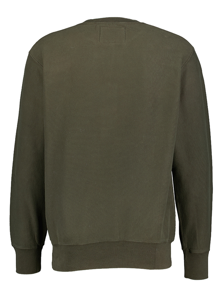 Kaki katoenen sweater  Flake Bellerose 