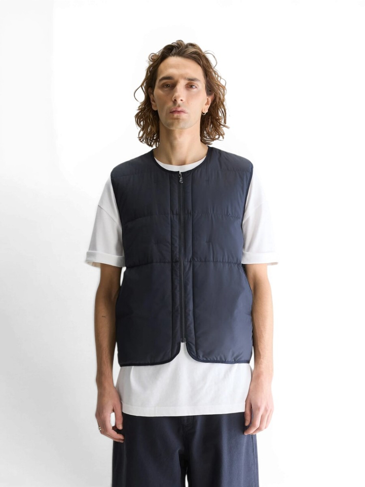 Blauwe bodywarmer Hoch Bellerose 