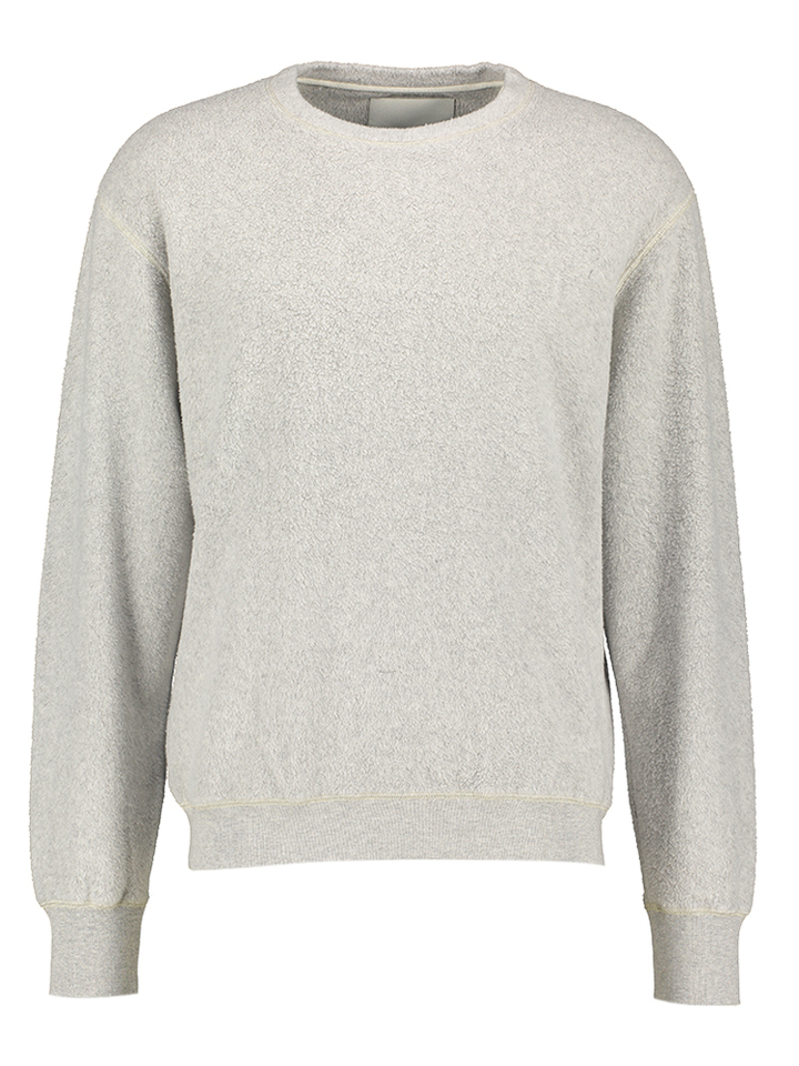 Grijze katoenen sweater in fleece stof Bellerose