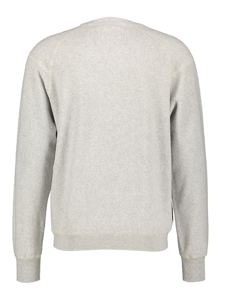 Grijze katoenen sweater in fleece stof Bellerose