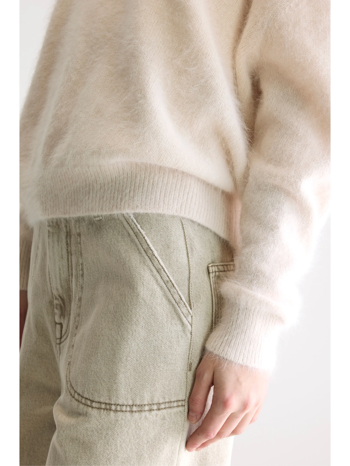 Beige trui Parchemin Bellerose 