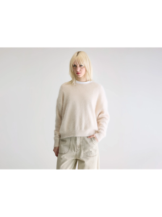 Beige trui Parchemin Bellerose