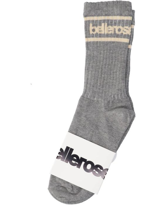 Grijze kousen met ecru detail Vrel Bellerose