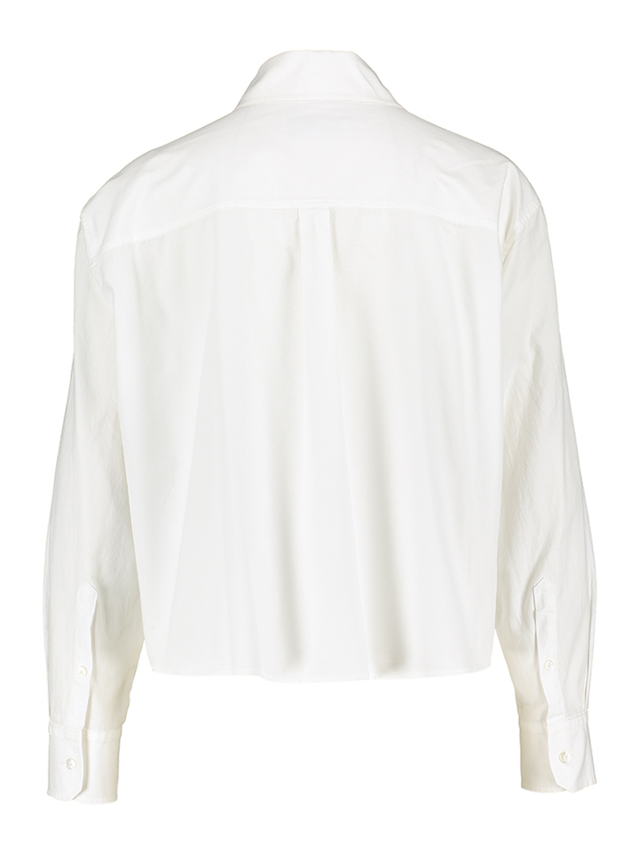 Witte korte katoenen bloes Nuoro Max Mara Weekend