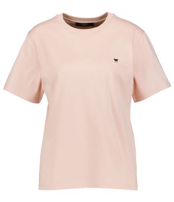 Roze katoenen t-shirt Venaco Max Mara Weekend