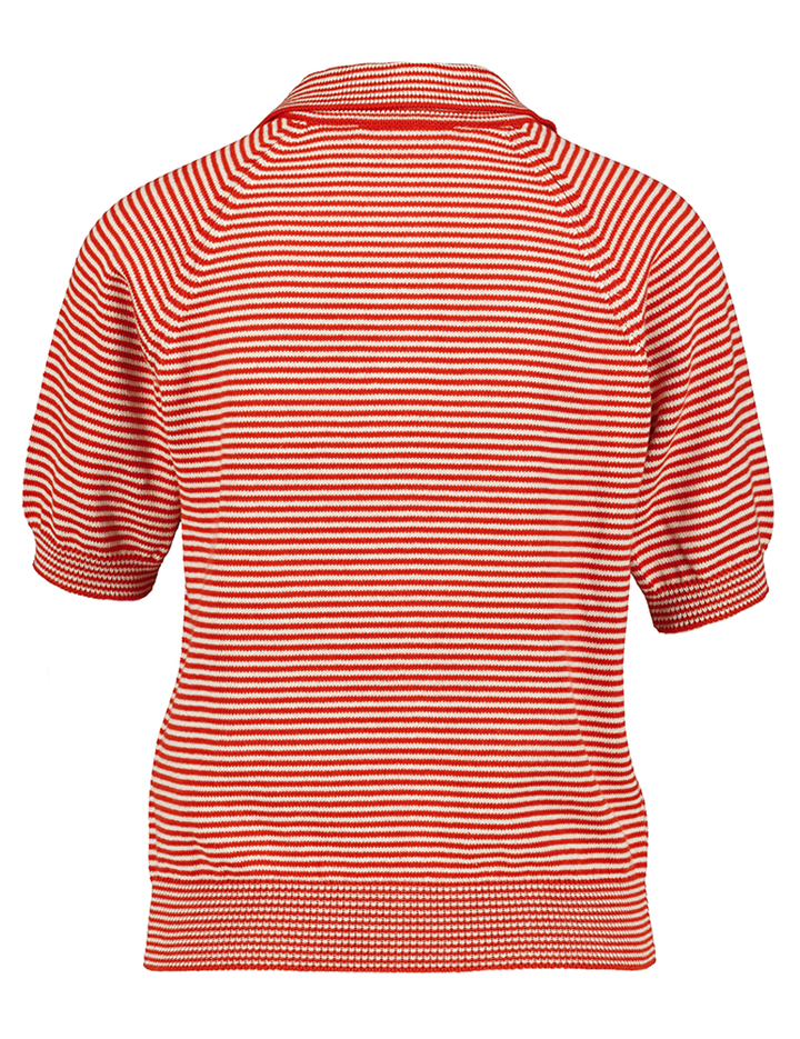 Rode gestreepte polo Junior Max Mara 
