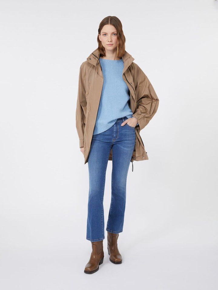 Blauwe gebreide trui  Giacci Max Mara Weekend 