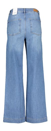 Blauwe flared jeans met hoge taille Paris Numph