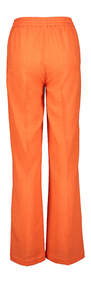 Oranje broek met plooi vooraan Her