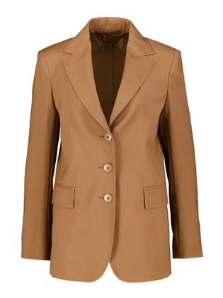 Max Mara Studio Camel kleuerige blazer Nice Max Mara Weekend 