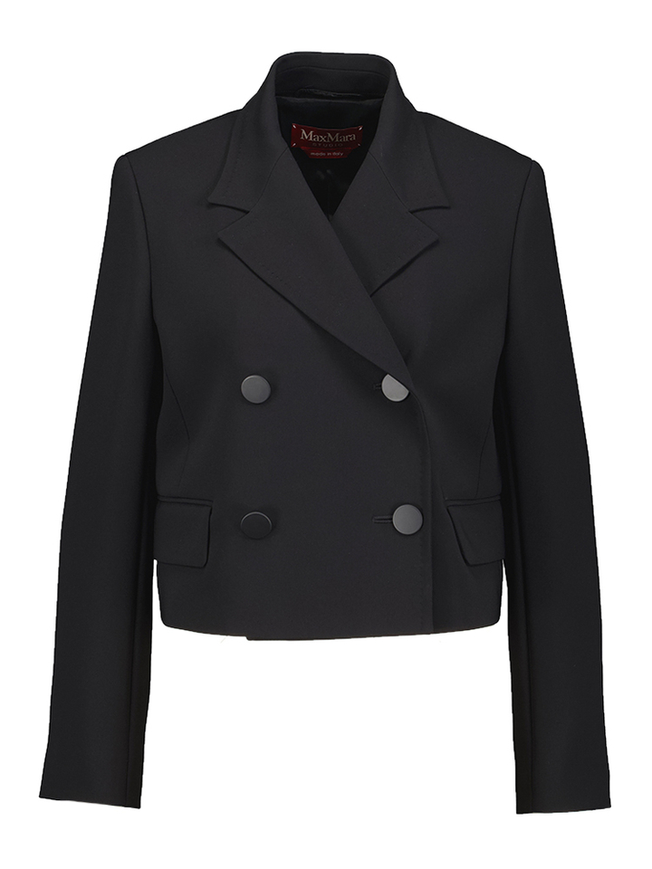 Zwart kort gekleed jasje Max Mara Weekend