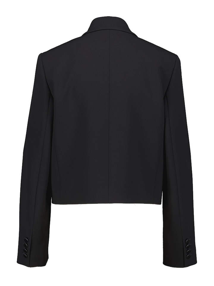 Zwart kort gekleed jasje Max Mara Weekend