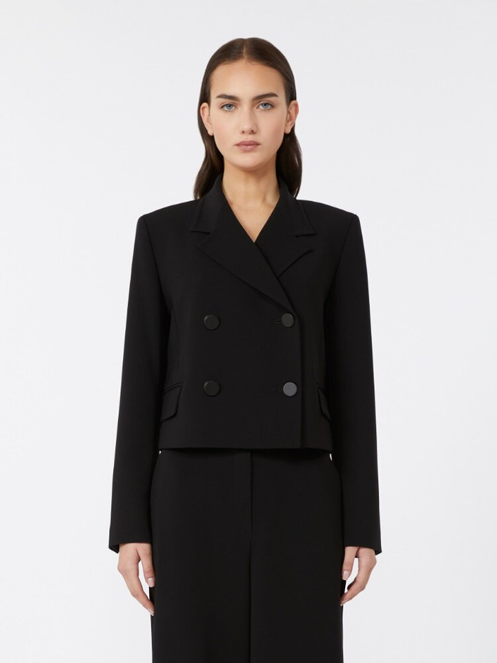 Zwart kort gekleed jasje Max Mara Weekend