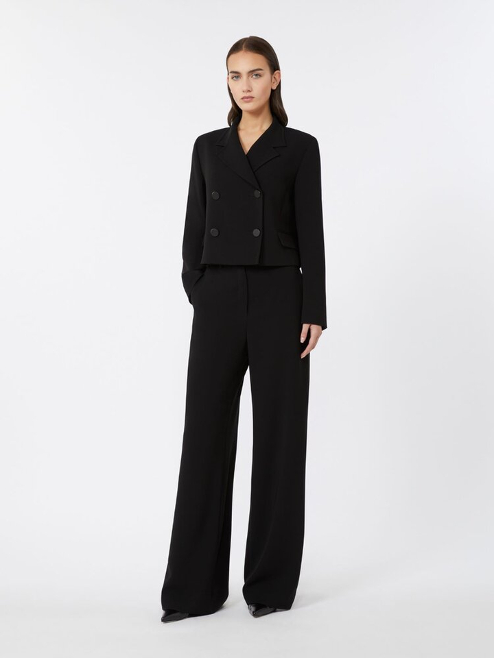 Zwart kort gekleed jasje Max Mara Weekend