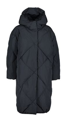 Bellerose Donkerblauwe padded oversized jas met kap Harper Junior