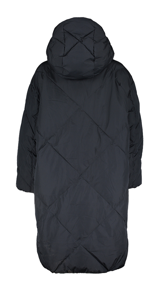 Donkerblauwe padded oversized jas met kap Harper Bellerose Junior