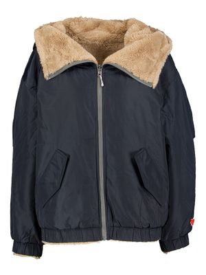 Donkerblauwe omkeerbare jas Habit Bellerose